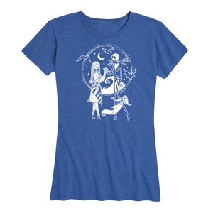 Women's - Nightmare Before Christmas - Jack Sally Zero Short Sleeve Graphic T-Shirt - 1 of 4