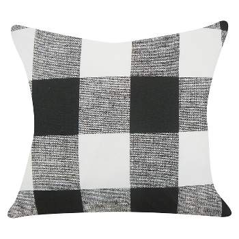 DII Asst Black Farmhouse Cotton Pillow Cover 18x18 inch 4 Piece