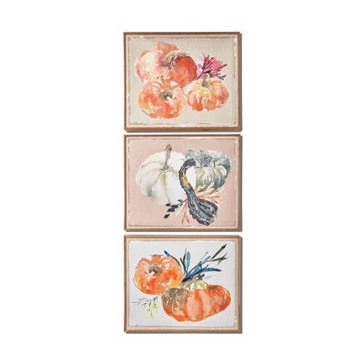 tagltd Watercolor Pump Wall Art A/3 12 x 10 x 1.25 Inches.