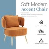 HOMEFUN Modern Boucle Accent Chair Upholstered Tufted Armchair with Metal Frame - 4 of 4