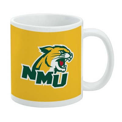 Northern Michigan Secondary Logo Ceramic Coffee Mug Novelty Gift Mugs for Coffee Tea and Hot Drinks 11oz White