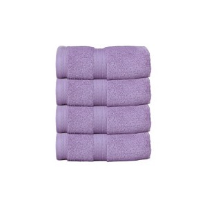 Home Weavers Elegance Essentials 550GSM 100% Cotton Zero Twist Super Absorbent Bath Towel Set - 1 of 4