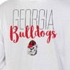 NCAA Georgia Bulldogs Women's White Long Sleeve T-Shirt - 3 of 3