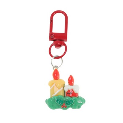 Unique Bargains Christmas Keychain Lobster Clasp Alloy Resin 2.56"x0.94" 1 Pc
