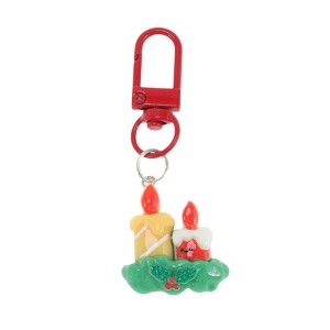 Unique Bargains Christmas Keychain Lobster Clasp Alloy Resin 2.56"x0.94" 1 Pc - 1 of 3