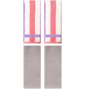 REGALWOVEN 4 Pcs Bathroom Hotel and Spa Waffle Cotton Hand Towels - 1 of 4