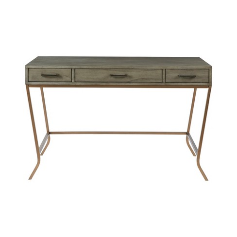 Yuna Writing Desk Gray Target
