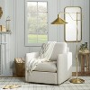 Extendable Brass Floor Lamp with Empire Shade - Hearth & Hand™ with Magnolia: Farmhouse Style, Adjustable Neck, ETL Listed - 3 of 4