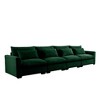 157.5" Corduroy Cloud Modular Sectional Sofa with Deep Seat - 3 of 4