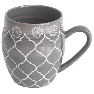 Moroccan Grey 16-Piece Ceramic Dinnerware Set for 4