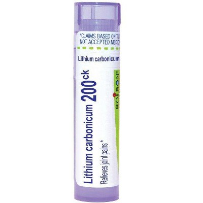 Lithium Carbonicum 200CK by Boiron Homeopathic Single Medicine For Pain  -  80 Pellet