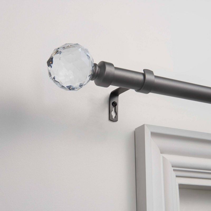 Exclusive Home Crystal Ball Curtain Rod, 1 of 7