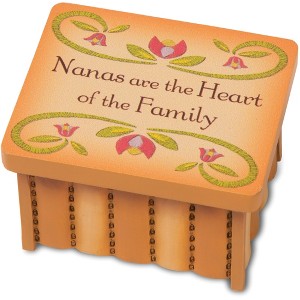Pavilion Gift Company - Nana - 2.5" x 2" x 1.5" Keepsake Box - Decorative Boxes - 1 of 4
