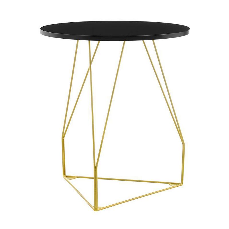 Orlando Accent Table Black/Gold - Finch, 4 of 8