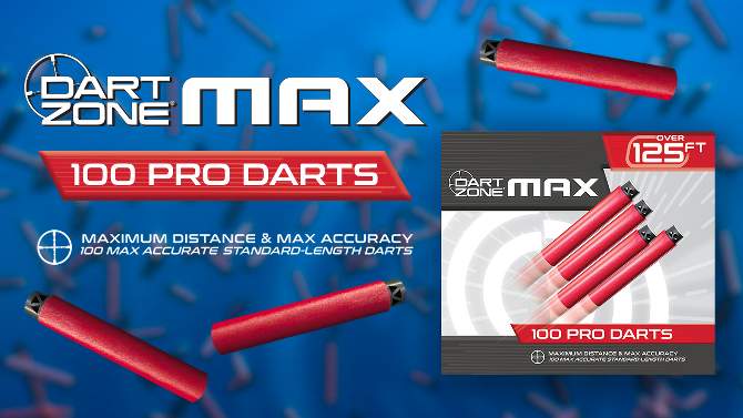 Dart Zone Max Standard-Length Pro Darts &#8211; 100ct, 2 of 8, play video