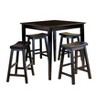 NicBex Dining Chairs Set of 2 Backless Saddle Casual Dining Home Furniture Seat Bar Stools for Kitchen, Bedroom - 2 of 4