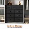 Dresser for Bedroom, Drawer Dresser Organizer Storage with Drawers, Chest of Drawers with Fabric Bin, Wood Top for Bedroom, Entryway - 3 of 4