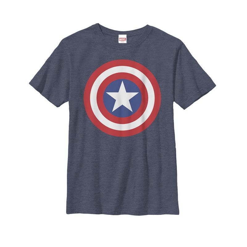 Boy's Marvel Captain America Bold Shield T-Shirt, 1 of 5