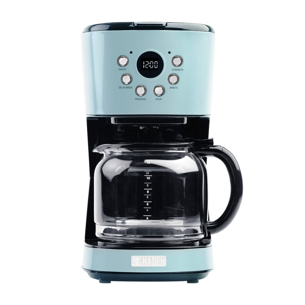 Photos - Coffee Maker Haden 12-Cup Drip  - Turquoise Light Blue 