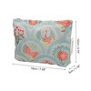 Unique Bargains Portable Butterfly Crane Handheld Makeup Bag Blue 1 Pc - 2 of 4
