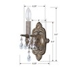 Crystorama Lighting Paris Market 1 - Light Sconce in  Venetian Bronze - 2 of 4