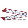 Unique Bargains Women's Flower Scarf Headband Red White 1 Pc - 4 of 4