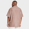 Men's Short Sleeve Striped Camp Button-Down Shirt - Goodfellow & Co™ - 2 of 3