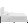 Twin Amelia Twin Faux Leather Bed White - Modway: Elegant Upholstered Headboard, Wood Frame, No Tools Assembly - 4 of 4