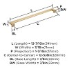 Amerock Lintel Pull for Cabinets, Drawers, and Furniture - 4 of 4