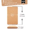 Itopfox Cork Trivet Set, Heat Resistant Cork Coasters for Kitchen, Rectangle Cork Placemats and Hot Pads, Pack of 4 - 3 of 4