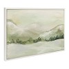 Kate & Laurel All Things Decor 23"x33" Sylvie Winter Landscape 3 Framed Canvas Wall Art by Annie Quigley White Nature Holiday Snow - 2 of 4