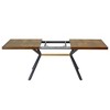 NicBex Stretch Rectangle Dining Table with Black Embossed Center Plate for 6 to 8,Living Meeting Room - 4 of 4