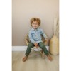 Kids Jagger Denim Button Up Shirt - Olive + Scout - 4 of 4