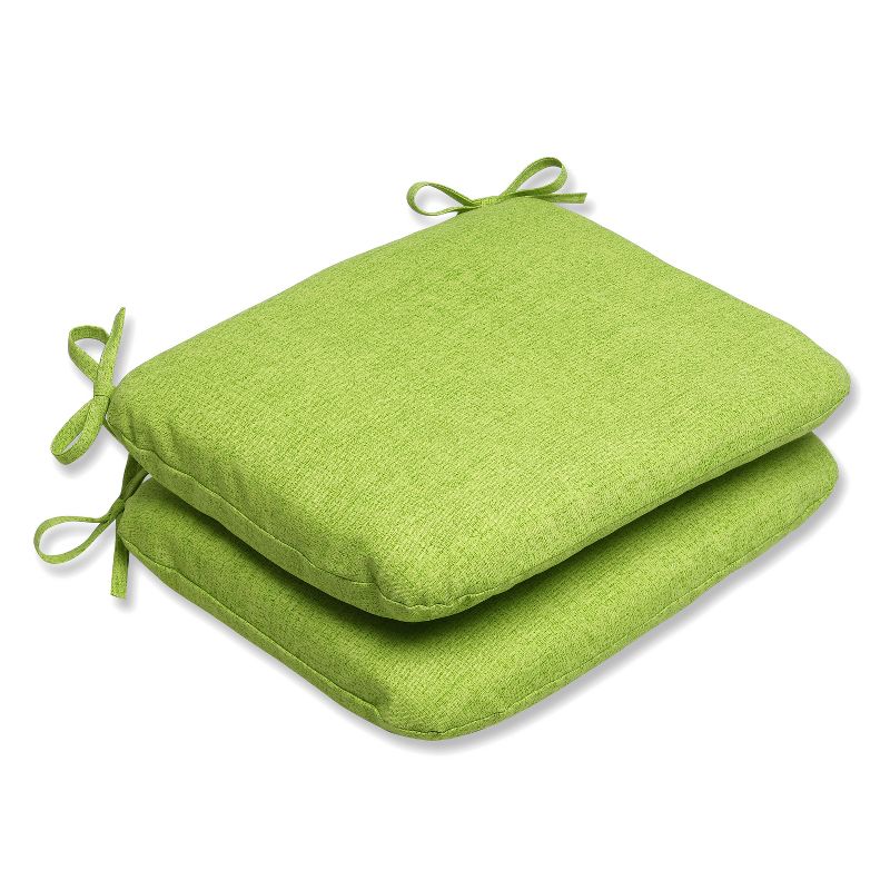 Outdoor 2-Piece Chair Cushion Set - Green - Pillow Perfect, 1 of 5