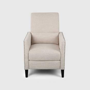 Alscot Contemporary Push Back Recliner - Christopher Knight Home
