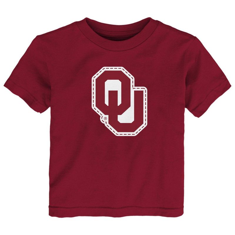 NCAA Oklahoma Sooners Toddler Boys&#39; Cotton T-Shirt, 1 of 2