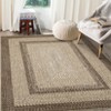 Washable Modern Geometric Bordered Area Rugs for Bedroom Living Room, Soft Non Slip Floor Carpet for Office - 2 of 4