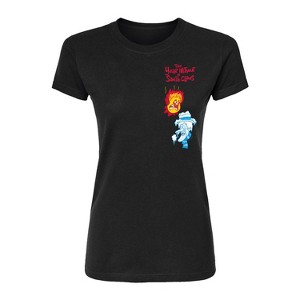 Women's - The Year Without a Santa Claus - Heat Miser Cold Miser Fitted Graphic T-Shirt - 1 of 3