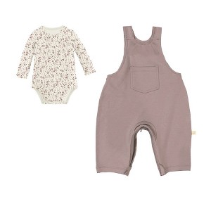 günamüna® Baby Bamboo Rayon with DIAPER-ZiPPER Overall Set - 1 of 4