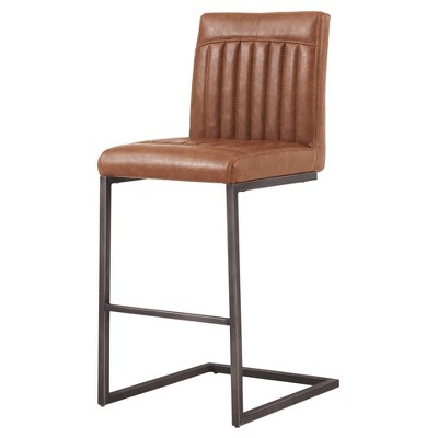 New Pacific Direct Ronan PU Leather Counter Stool,Set of 2
