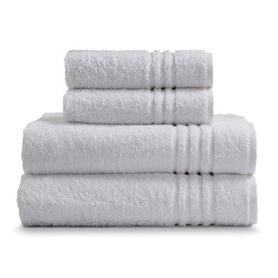 Ella Jayne Luxury 4 Piece Bath Towels Set – Ultra Plush & Absorbent 100% Premium Cotton Towels – Soft, Quick-Dry Bath Towels for Hands & Body