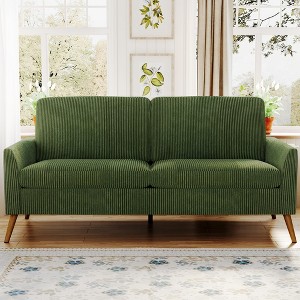 Dyonery 68" Loveseat Sofa,Comfy Couches for Living Room,Mid Century Modern Loveseat Sofa,Tool-Free Assembly Small Couches for Bedroom Office - 1 of 4