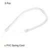 Unique Bargains Retractable Spring Coil Strap Flexible Badge Lanyard 5 Pcs - 3 of 4