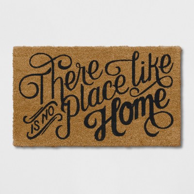 Photo 1 of 16x26 Quote Doormat Black - Threshold, WARPED SLIGHTLY 