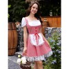 MISSKY Women's Oktoberfest Dress One-piece Dress Costumes for Carnival Halloween red M - 4 of 4