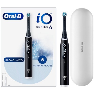 Oral-B iO Series 6 Electric Toothbrush with (1) Brush Head, Black Lava