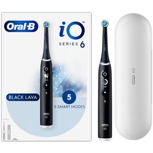Oral-B iO Series 6 Electric Toothbrush with (1) Brush Head, Black Lava - 1 of 4
