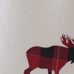 checkered moose