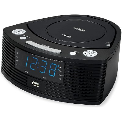 Jensen Stereo Compact Disc Player with AM/FM Digital Dual Alarm Clock Radio