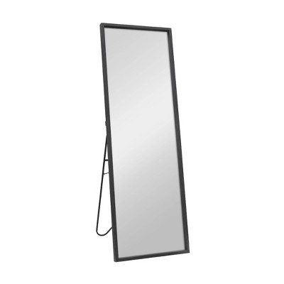 Master & Co. 20"x60" Cheval Full Length Mirror Black: Transitional Style, Freestanding, No Assembly Required